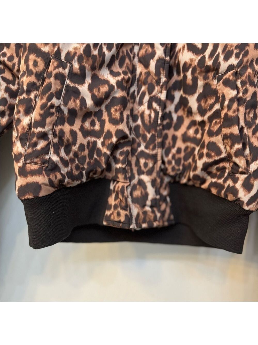 Art Class Girl’s Leopard Print Puffer Jacket - Picture 2 of 6